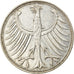 Coin, GERMANY - FEDERAL REPUBLIC, 5 Mark, 1956, Munich, EF(40-45), Silver