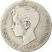 Moneta, Hiszpania, Alfonso XIII, Peseta, 1900, VF(20-25), Srebro, KM:706