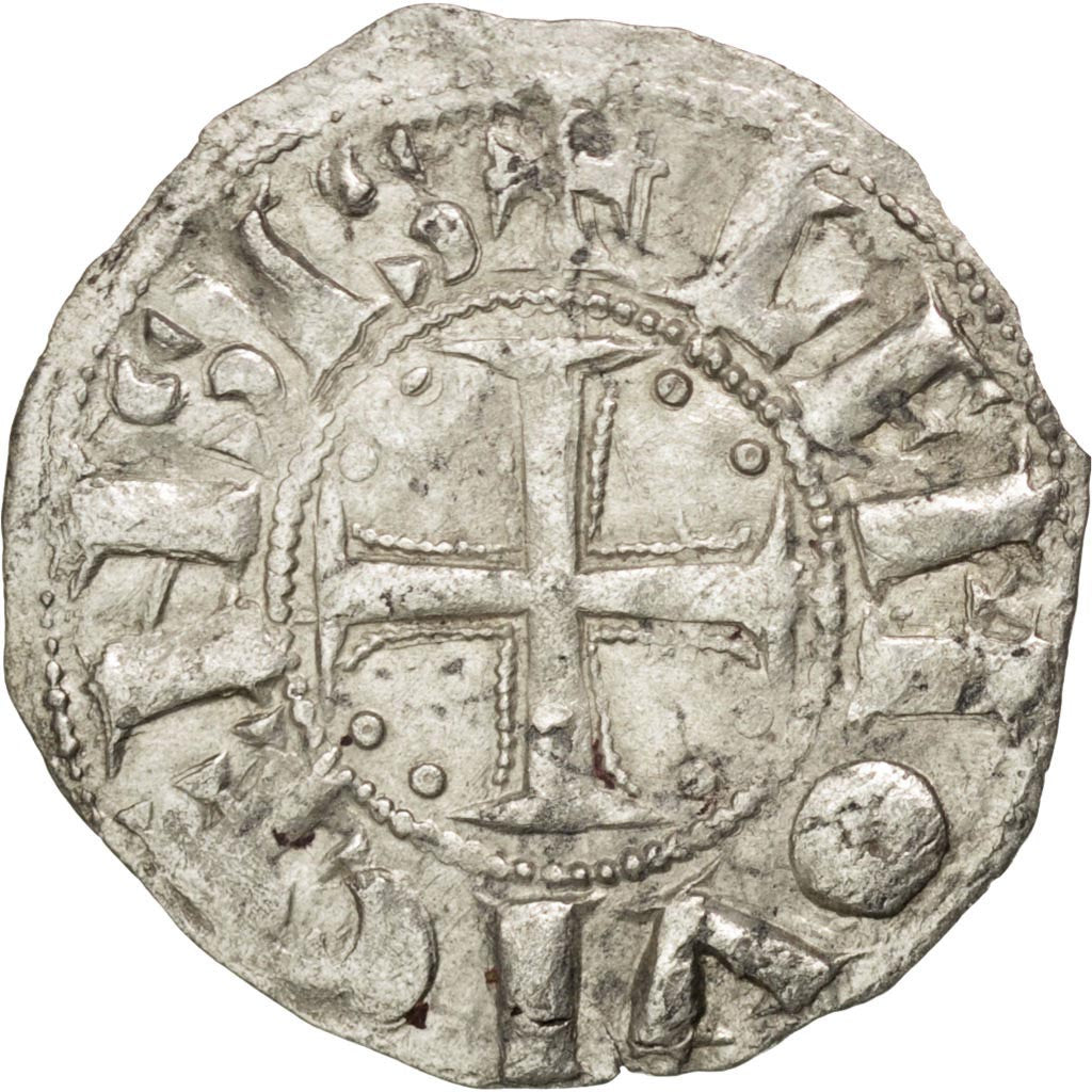 FRANCE, Denarius, Limoges, AU(50-53), Silver, Boudeau #392, 1.02
