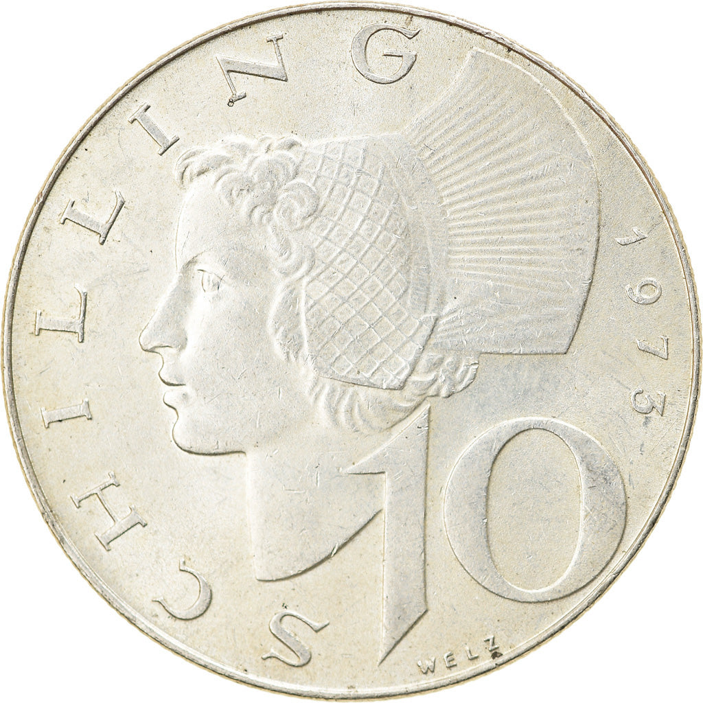 Münze, Österreich, 10 Schilling, 1973, SS, Silber, KM:2882
