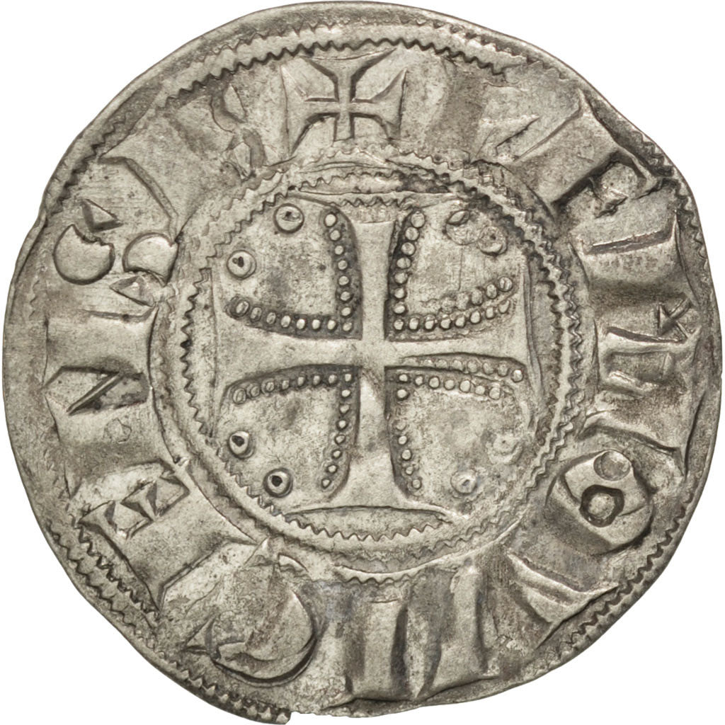 FRANCE, Denarius, Limoges, AU(55-58), Silver, Boudeau #392, 0.68