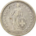 Coin, Switzerland, 2 Francs, 1878, Bern, VF(30-35), Silver, KM:21