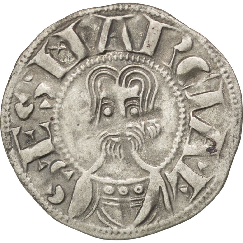 FRANCE, Denarius, Limoges, AU(55-58), Silver, Boudeau #392, 0.84