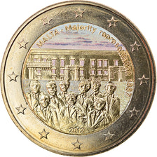 Malta, 2 Euro, 2012, Colourized, MS(60-62), Bimetaliczny, KM:145