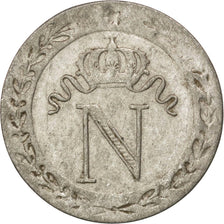 FRANCE, Napoléon I, 10 Centimes, 1809, Paris, KM #676.1, AU(50-53), Billon, G...