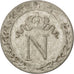 FRANCE, Napoléon I, 10 Centimes, 1809, Paris, KM #676.1, AU(50-53), Billon, G...