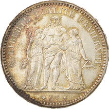 Coin, France, Hercule, 5 Francs, 1873, Paris, AU(55-58), Silver, KM:820.1