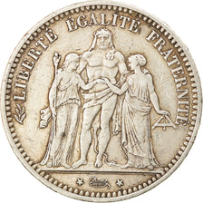 Coin, France, Hercule, 5 Francs, 1873, Paris, EF(40-45), Silver, KM:820.1