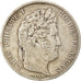 Moneda, Francia, Louis-Philippe, 5 Francs, 1847, Strasbourg, BC, Plata, KM:749.3