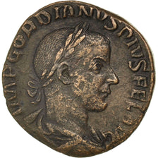 Coin, Gordian III, Sestertius, Rome, AU(50-53), Bronze, RIC:300a