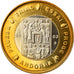 Andorra, Medal, 1 E, Essai-Trial, 2003, Exonumia, MS(65-70), Bi-Metallic