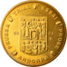 Andorra, medaglia, 50 C, Essai Trial, 2003, Exonumia, FDC, Doratura in