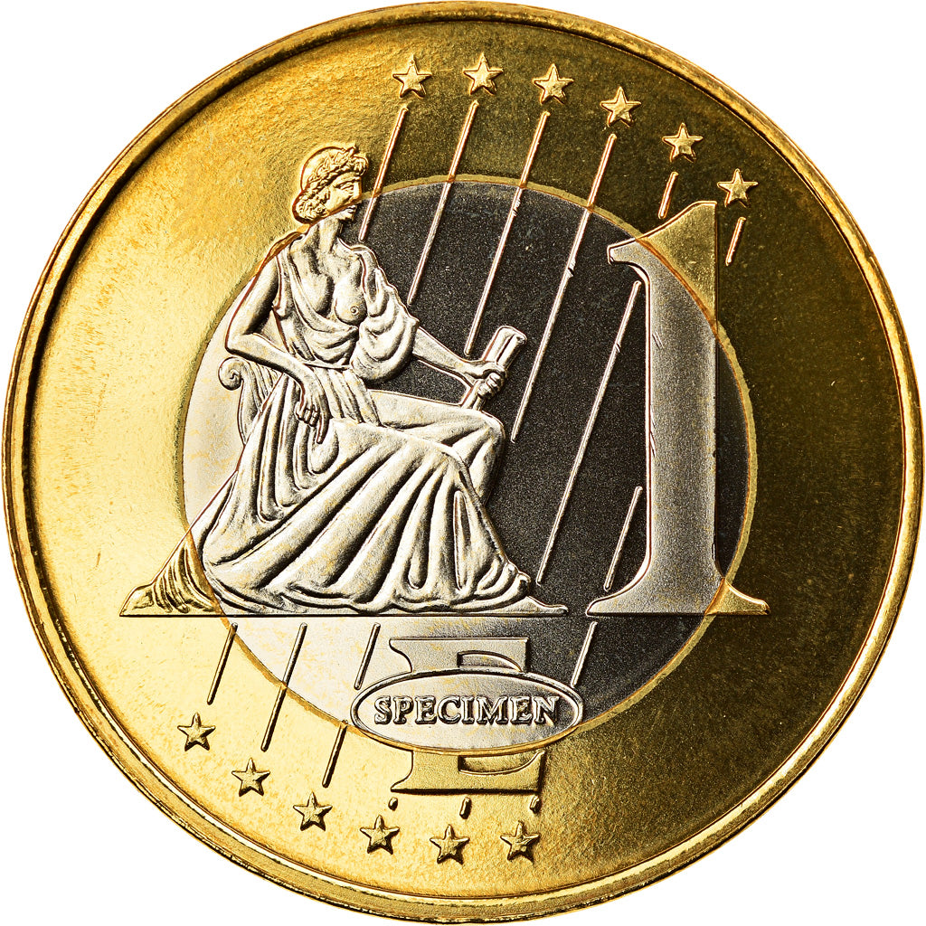 Latvia, Medaille, 1 E, Essai-Trial, 2003, Exonumia, STGL, Bi-Metallic