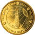 Letland, Medaille, 20 C, Essai-Trial, 2003, Exonumia, FDC, Copper-Nickel Gilt