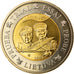 Lithuania, Medal, 2 E, Essai-Trial, 2003, Exonumia, MS(65-70), Bi-Metallic