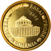 Romania, Medal, 10 C, Essai-Trial, 2003, Exonumia, MS(65-70), Brass