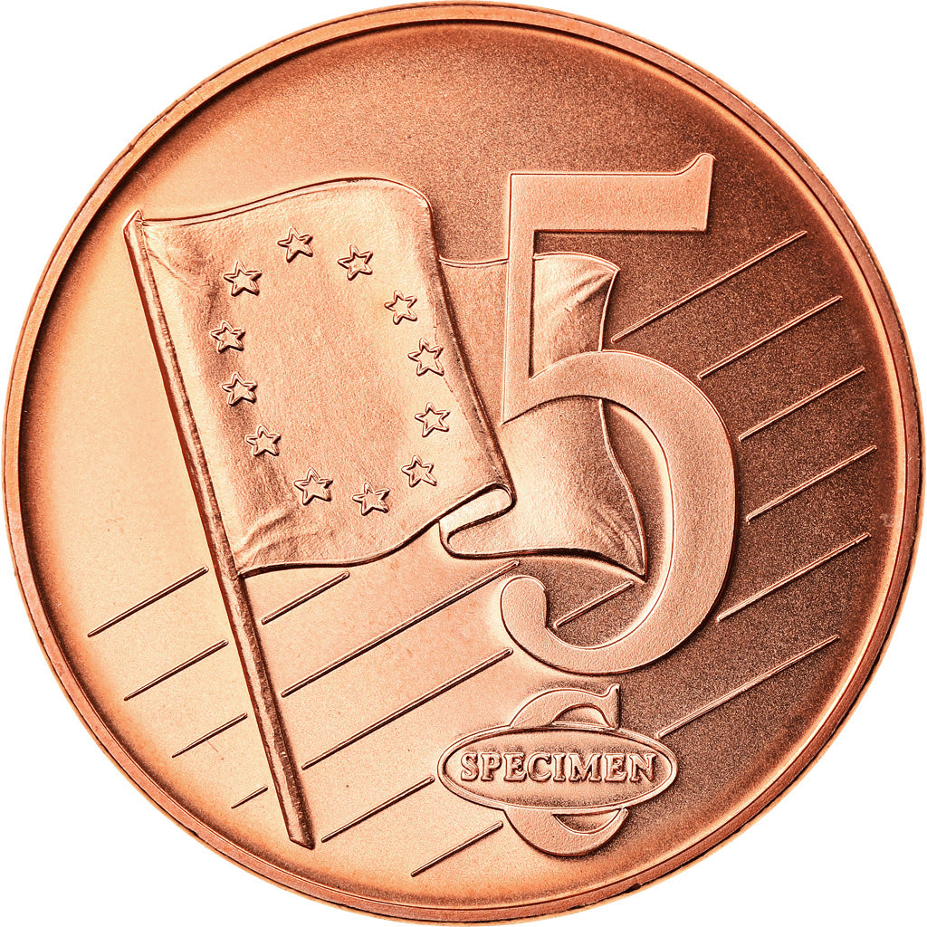 Romania, Medal, 5 C, Essai-Trial, 2003, Exonumia, MS(65-70), Copper