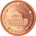 Romania, Medal, 1 C, Essai Trial, 2003, Exonumia, MS(65-70), Copper