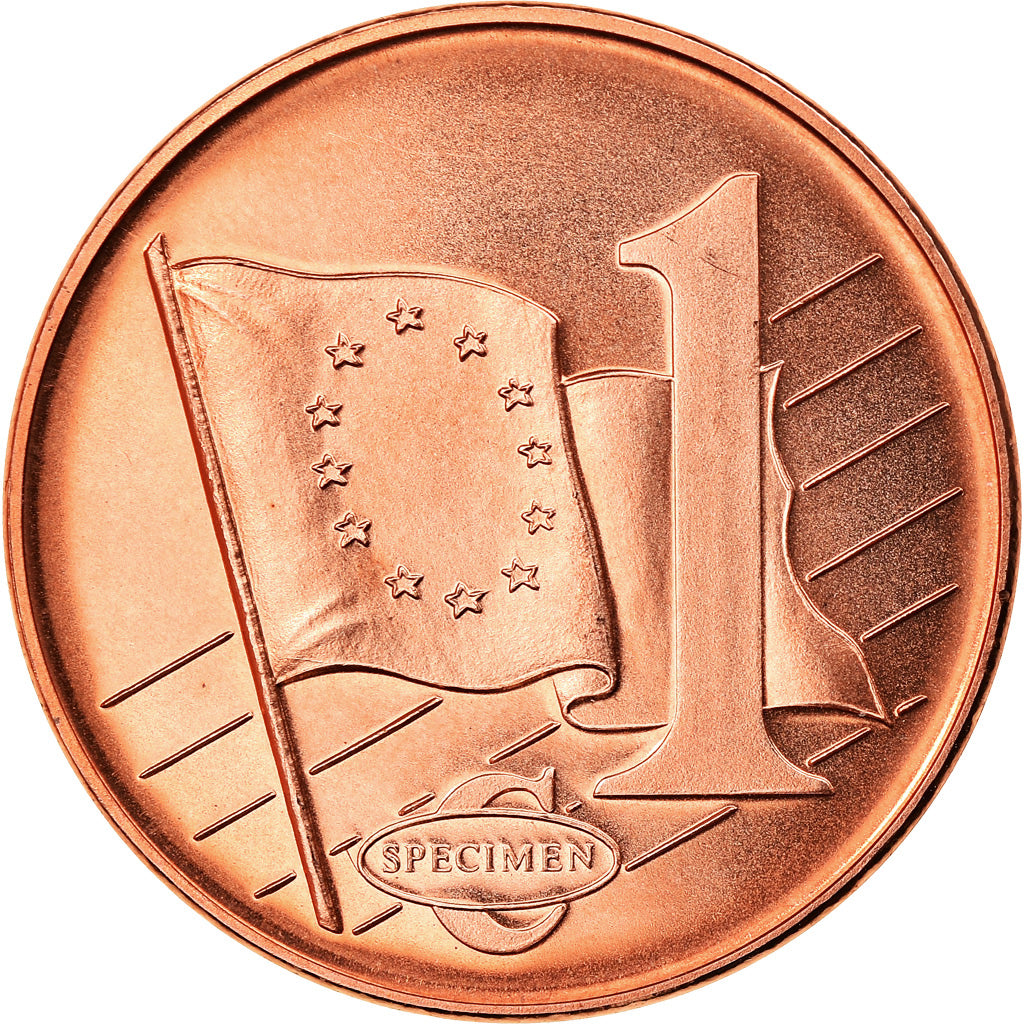 Romania, Medal, 1 C, Essai Trial, 2003, Exonumia, MS(65-70), Copper
