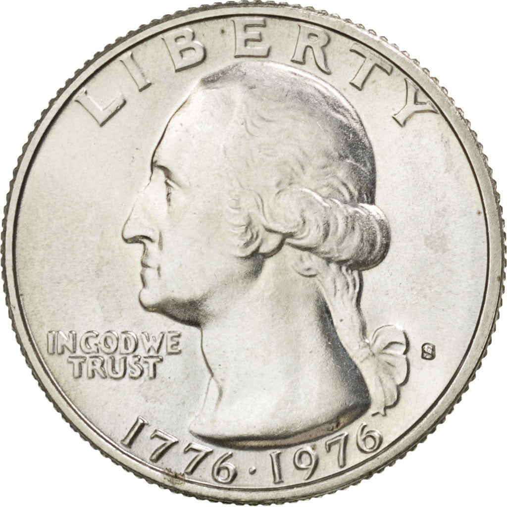 Coin, United States, Washington Quarter, Quarter, 1976, U.S. Mint, San