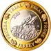 Jersey, Medal, 1 E, Essai-Trial, 2003, Exonumia, MS(65-70), Bi-Metallic