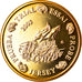Jersey, Medal, 50 C, Essai Trial, 2003, Exonumia, MS(65-70), Brass