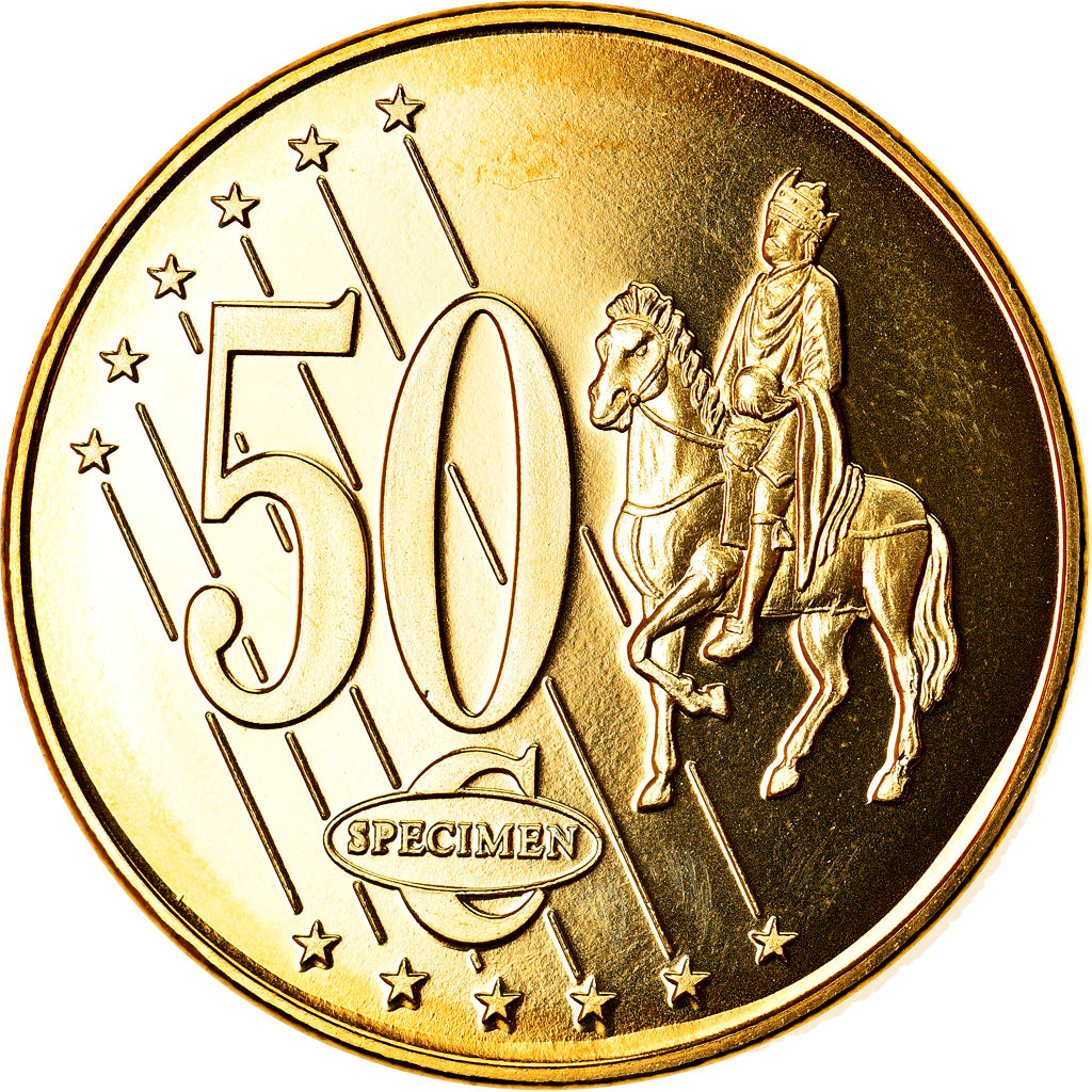 Jersey, Médaille, 50 C, Essai Trial, 2003, Paranumismatique, FDC, Laiton