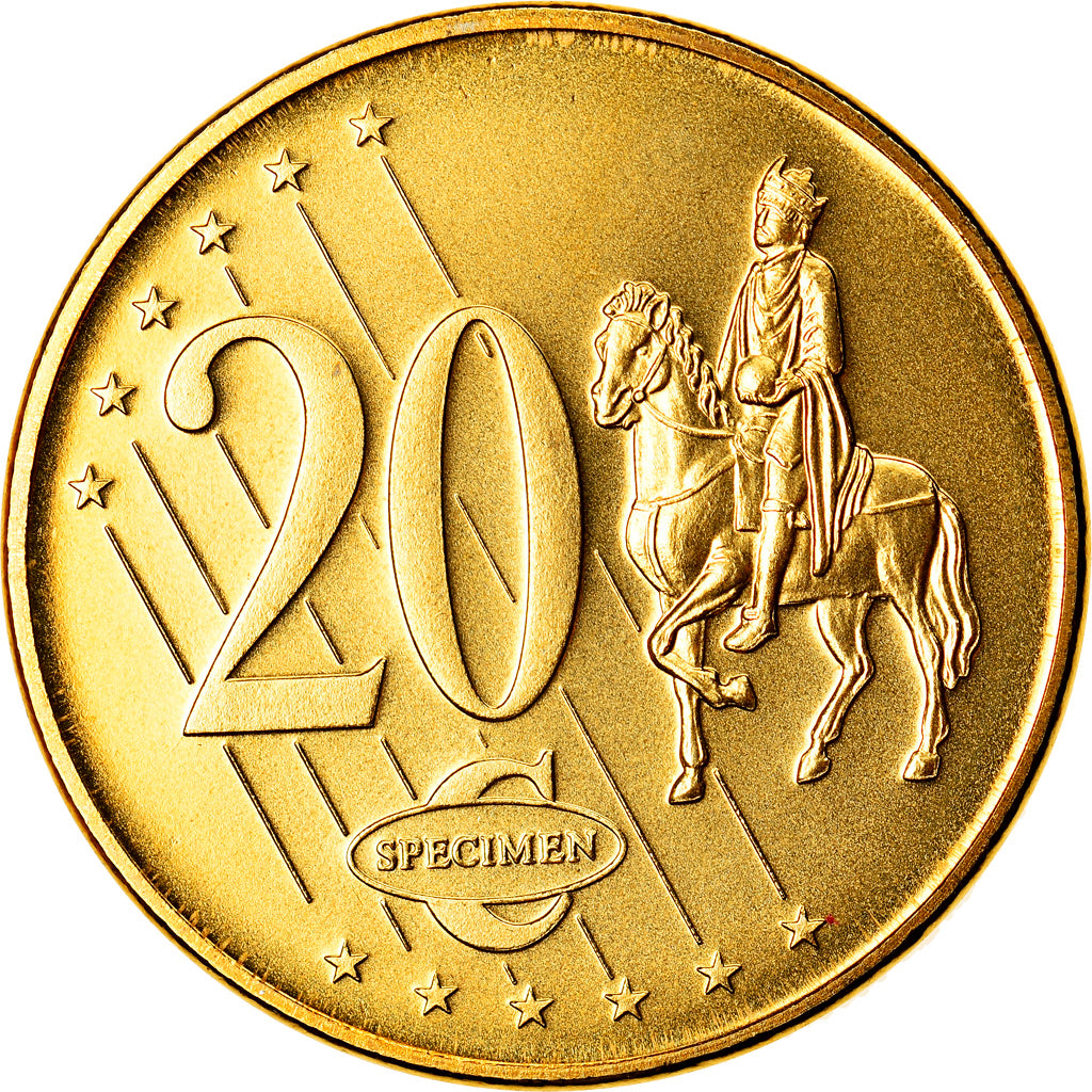 Isla de Man, medalla, 20 C, Essai-Trial, 2003, Exonumia, FDC, Latón