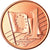 Estonia, medalla, 1 C, Essai Trial, 2003, Exonumia, FDC, Cobre