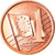 Gibraltar, medalla, 1 C, Essai Trial, 2003, Exonumia, FDC, Cobre chapado en