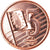 Cyprus, Medaille, 5 C, Essai-Trial, 2003, Exonumia, PR, Copper Plated Steel