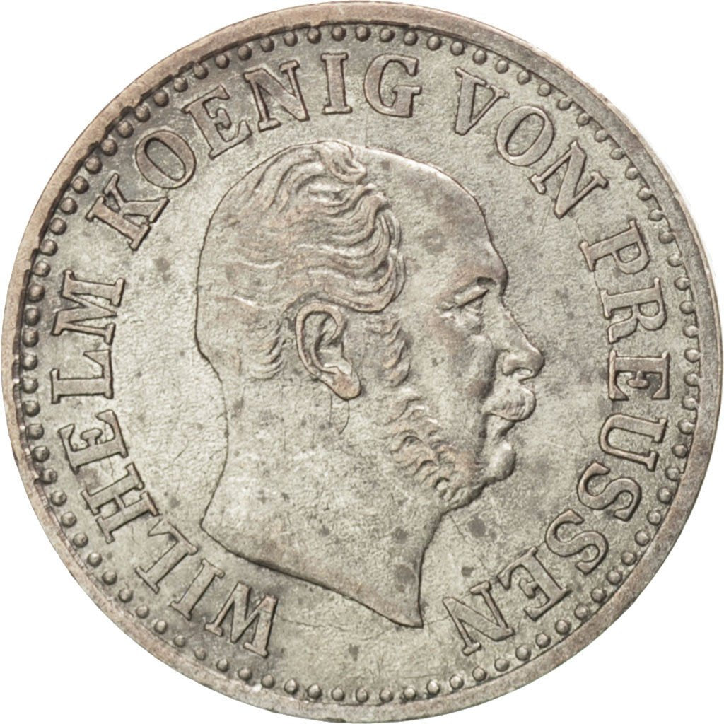 Allemagne, Prusse, Wilhelm, 1/2 Neu-Groschen, 1868 A, Berlin, KM 484