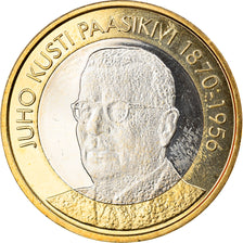 Finlandia, 5 Euro Cent, Juho Kusti Paasikivi, 2017, SPL, Bi-metallico