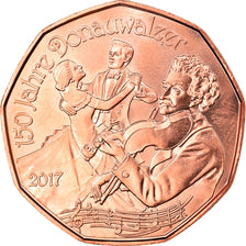 Austria, 5 Euro, Nouvelle année, 2017, Vienna, MS(63), Miedź