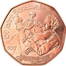Austria, 5 Euro, Nouvelle année, 2017, Vienna, MS(63), Copper