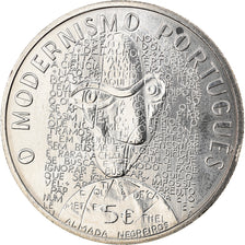Portugal, 5 Euro, Le modernisme - Almada Negreiros, 2016, SPL, Copper-nickel