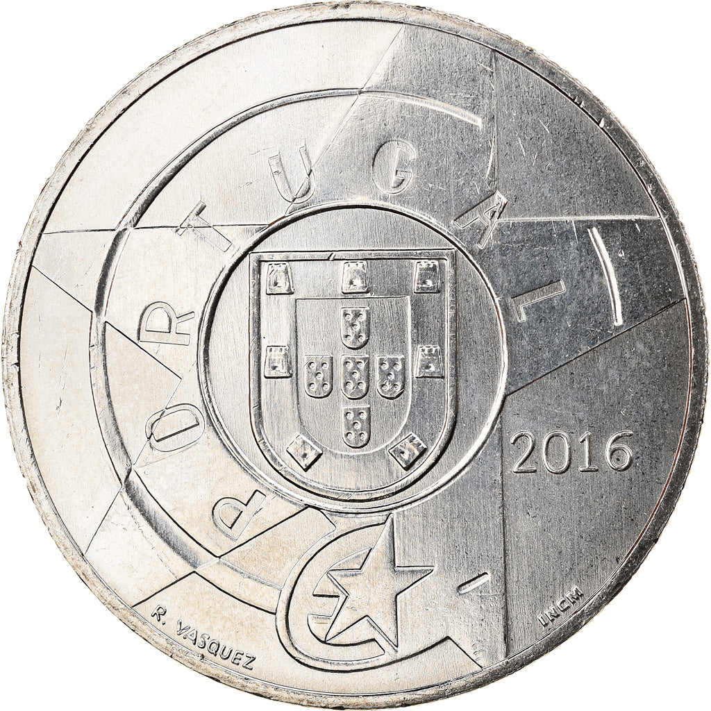 Portugal, 5 Euro, Le modernisme - Almada Negreiros, 2016, SPL, Copper-nickel