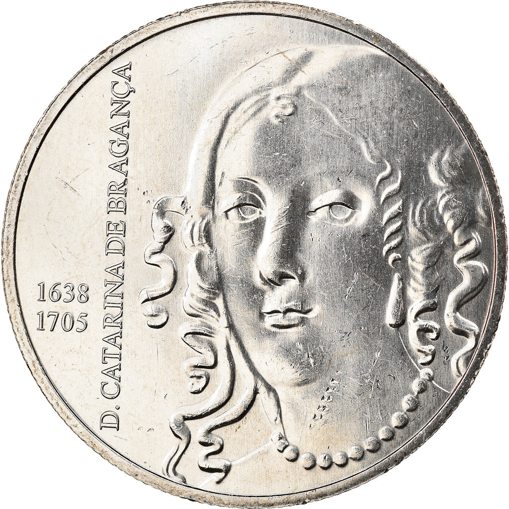 Portugal, 5 Euro, Catarina de Bragança, 2016, MS(63), Copper-nickel