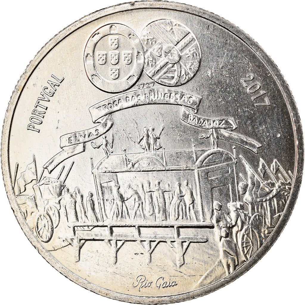 Portugal, 5 Euro, D. Maria Bárbara, 2017, MS(63), Copper-nickel