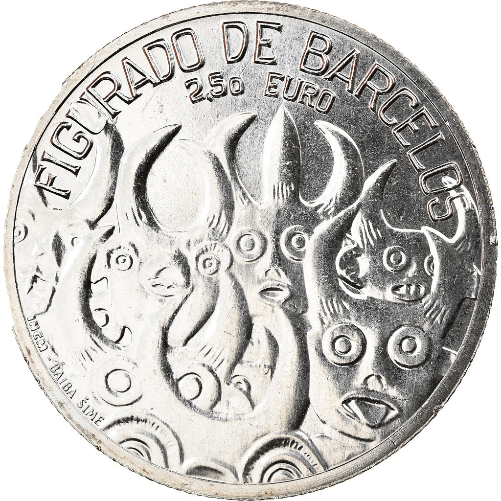 Portugal, 2-1/2 Euro, Figurado de Barcelos, 2016, MS(63), Copper-nickel
