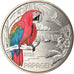 Austria, 3 Euro, The Parrot, 2018, Colourized, MS(65-70), Copper-nickel