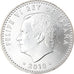 España, 30 Euro, 50th Birthday of King Felipe VI, 2018, Colourized, FDC, Plata