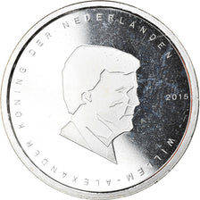 Paesi Bassi, 5 Euro, Bataille de Waterloo, 2015, SPL, Copper Plated Silver