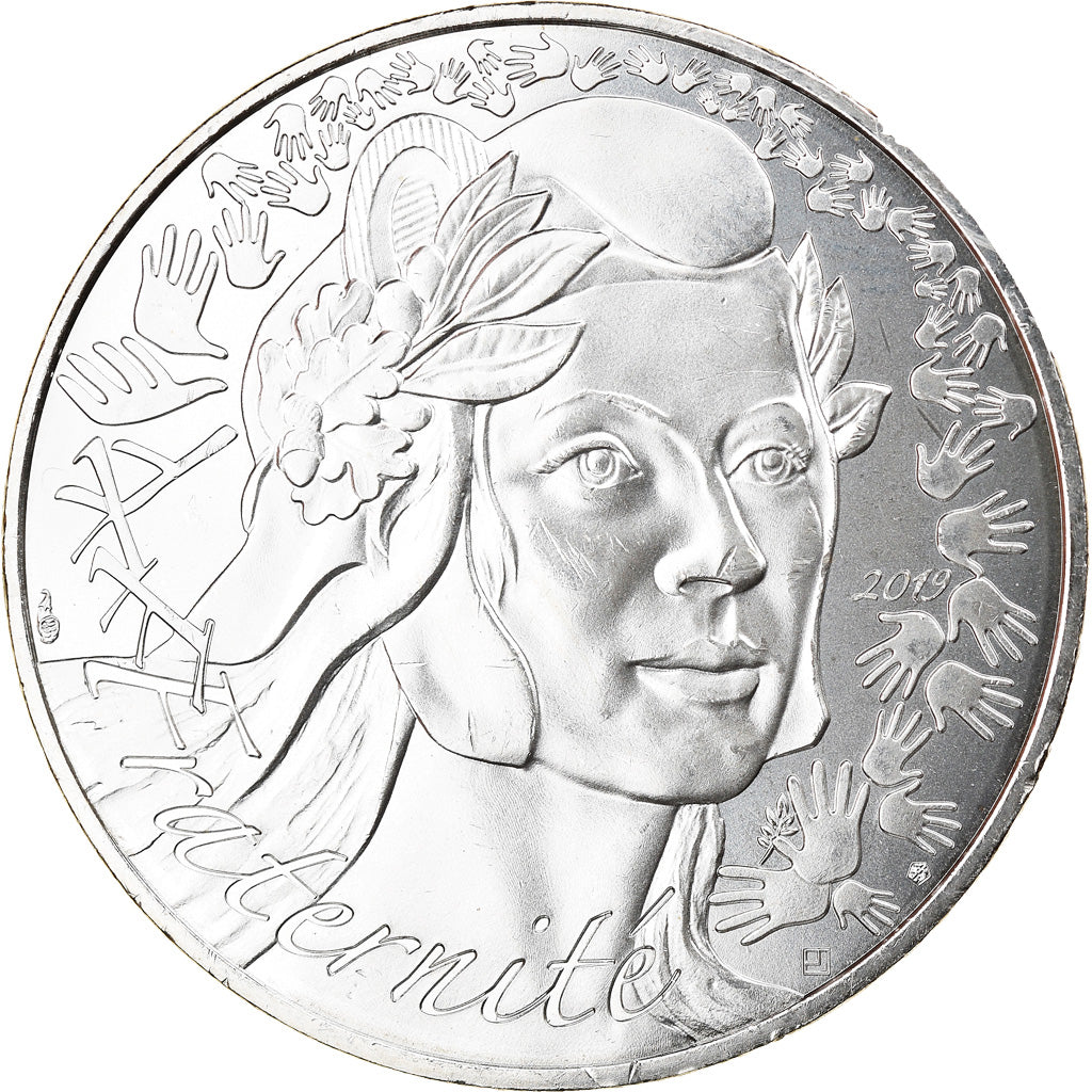 France, 20 Euro, Marianne, 2019, Paris, MS(65-70), Silver
