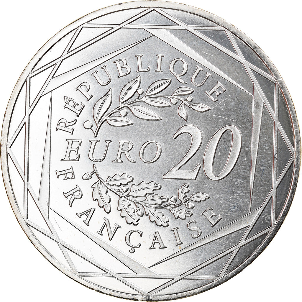 France, 20 Euro, Marianne, 2019, Paris, MS(65-70), Silver