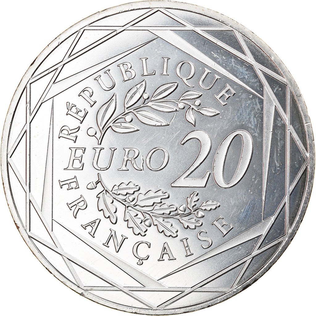 France, 20 Euro, Marianne, 2019, Paris, MS(60-62), Silver