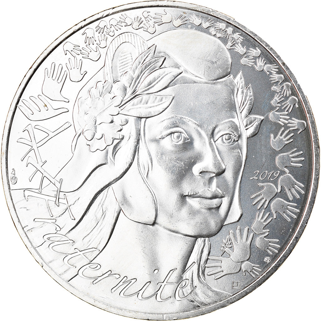 France, 20 Euro, Marianne, 2019, Paris, MS(63), Silver