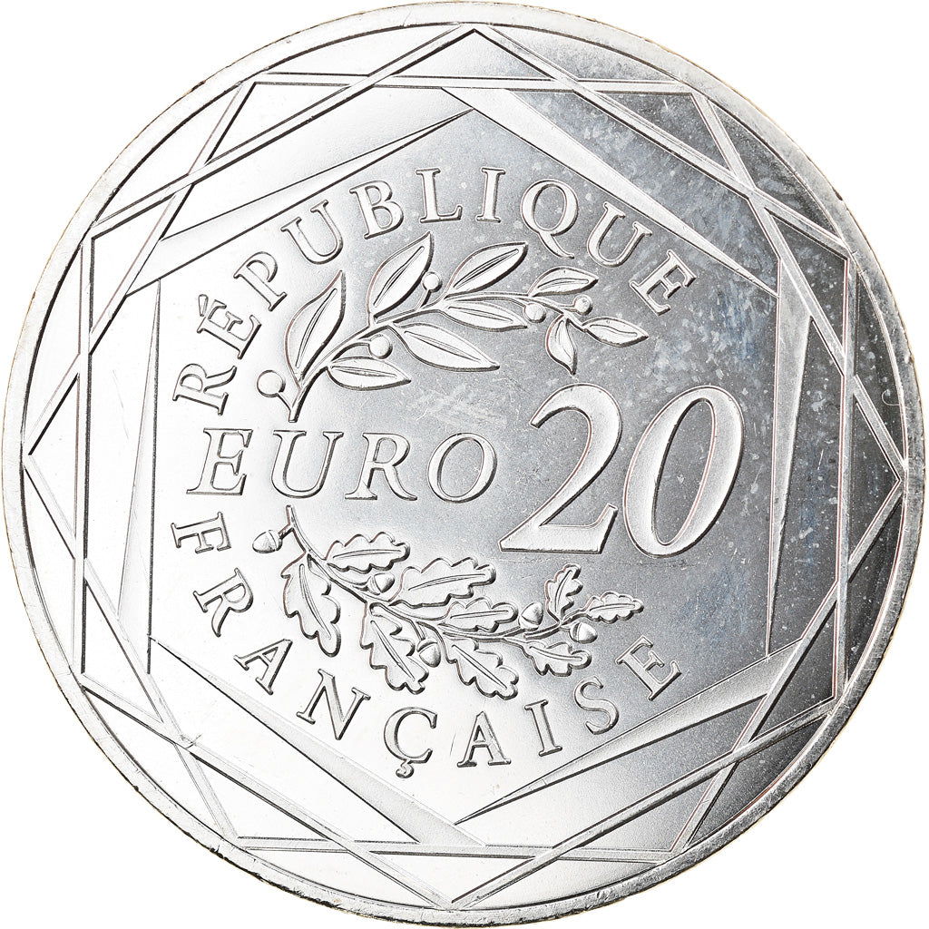 France, 20 Euro, Marianne, 2019, Paris, MS(63), Silver