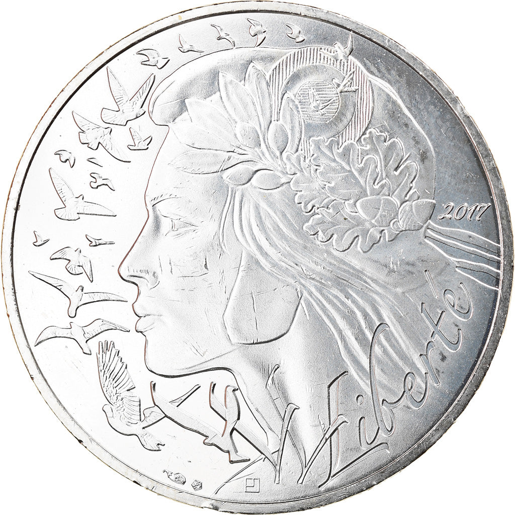 France, 20 Euro, Marianne, 2017, Paris, MS(63), Silver