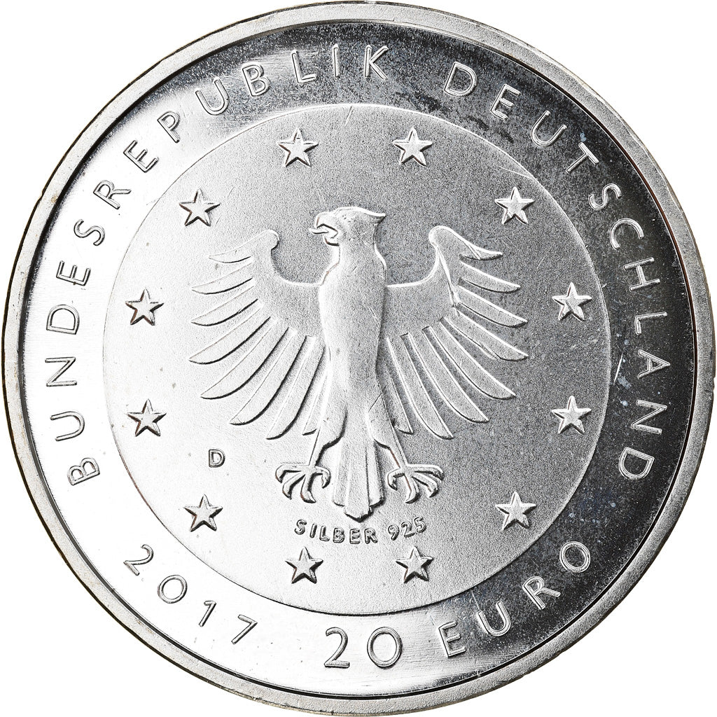 Bundesrepublik Deutschland, 20 Euro, 50 Jahre Deutsche Sporthilfe, 2017, Munich